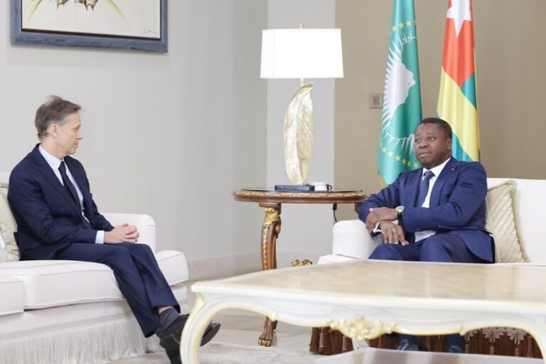 Diplomatie : M. Gwilym Ceri Jones, le nouvel ambassadeur de l’UE au Togo chez le Président Faure Gnassingbé 