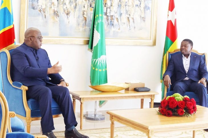 Coopération : des échanges fructueux entre les présidents Faure Gnassingbé et Félix Tshisekedi-Tshilombo à  Lomé