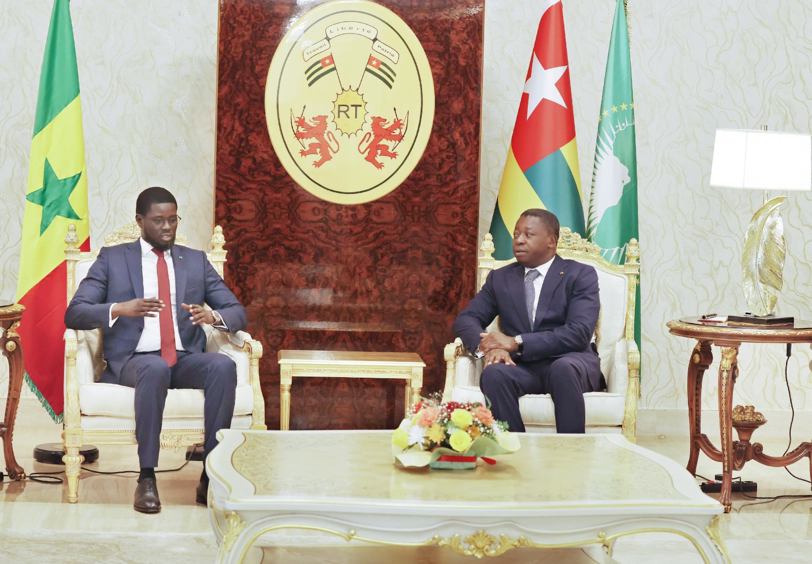 Coopération Togo-Sénégal : Les présidents Faure Gnassingbé et Bassirou Faye mutualisent à Lomé leurs efforts dans la poursuite des processus de développement en cours dans leurs pays.