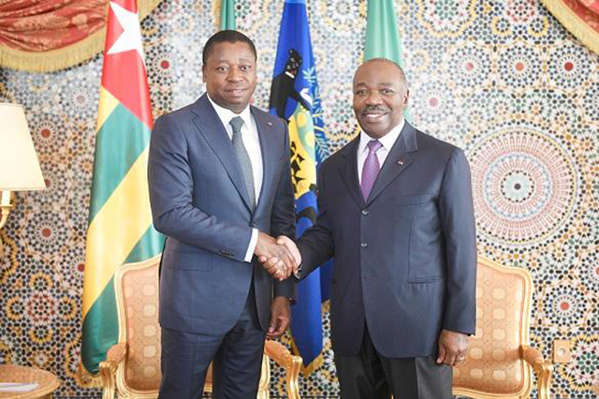 Diplomatie: Faure  Gnassingb&eacute; en visite de travail au Gabon