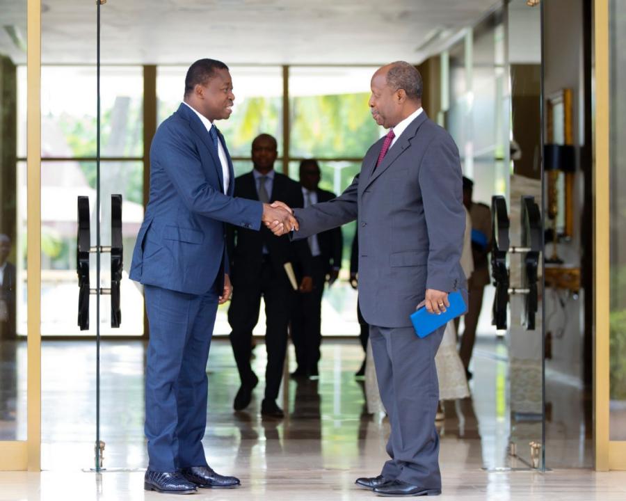 Diplomatie :  le président Faure et l'UNOWAS pour la paix et la stabilité en Afrique de l'ouest et du Sahel