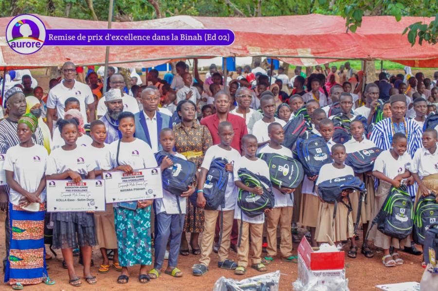 2è édition du prix de l'excellence de l'association Aurore dans la Binah : 38 meilleurs élèves et 5 meilleurs apprentis primés